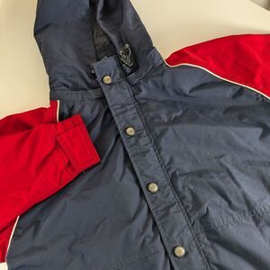Sea-Doo Bombardier Men's Size M Medium Full Zip‎ Coat Sailing Red Blue Jacket